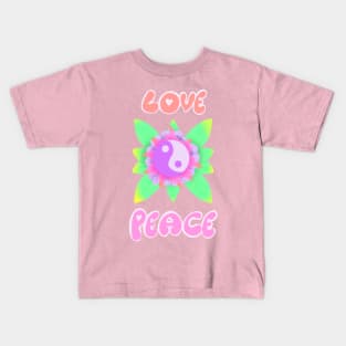 Love and Peace Kids T-Shirt